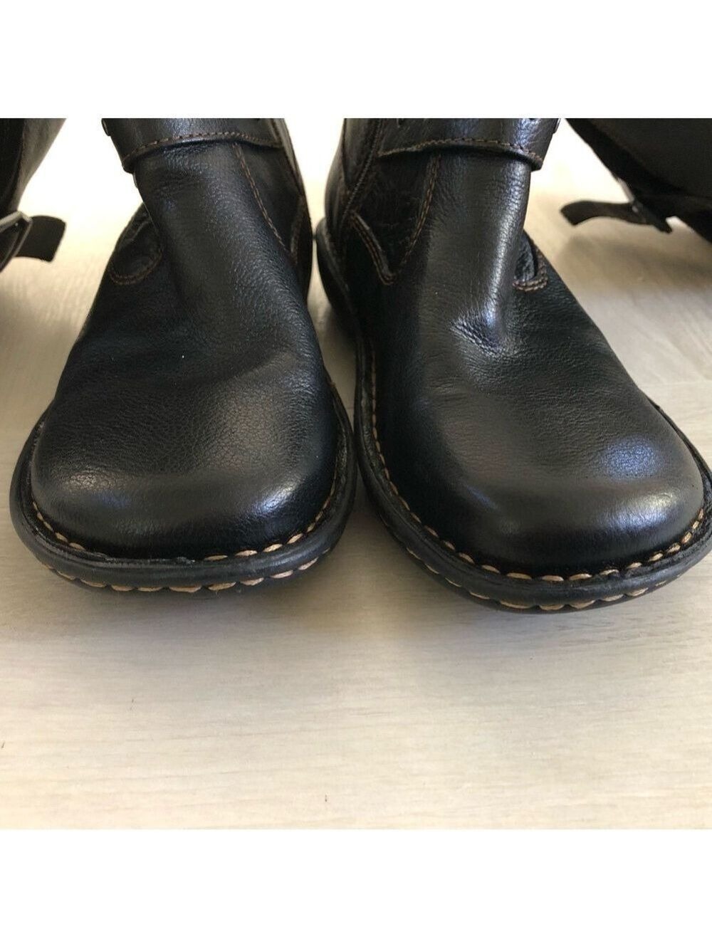 b.o.c. Boho Size 7M Oliver Leather Riding Boots Buttery Soft Pebble Grain Leathe - Picture 8 of 11